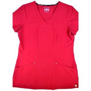 Heartsoul Red Scrub Top